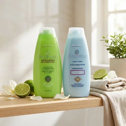 Gamme Fruiteen, soins capillaires aux extraits de fruits