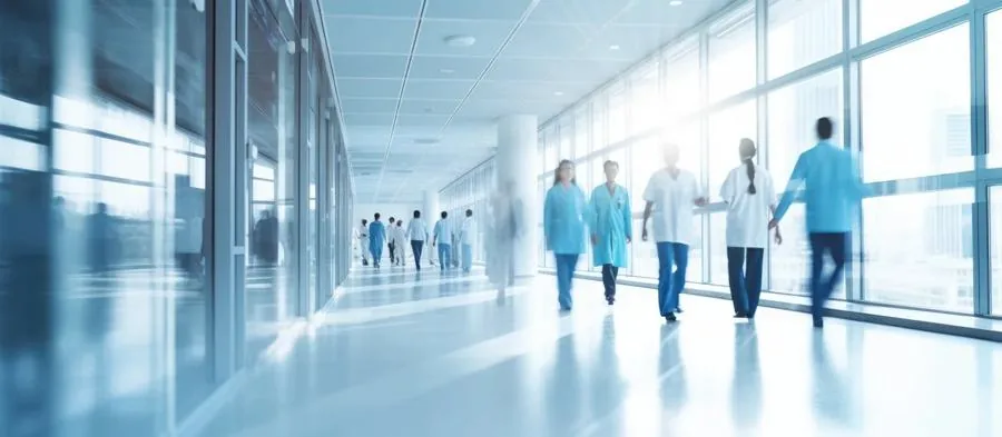Couloir de clinique, nettoyage enzymatique sans vapeurs toxiques